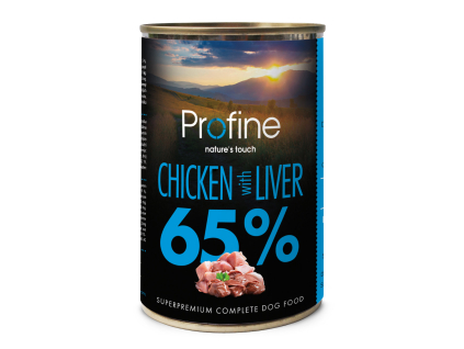 Konzerva Profine 65% Chicken with Liver 400g