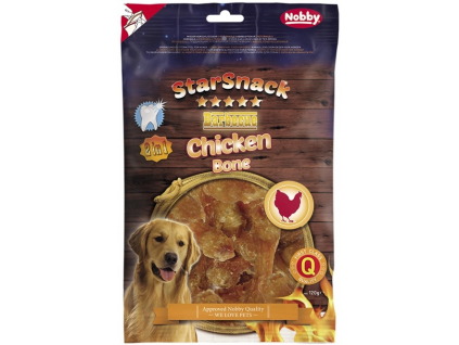 Nobby StarSnack BBQ Chicken Bone pamlsky pro psy 120 g z kategorie Chovatelské potřeby a krmiva pro psy > Pamlsky pro psy > Sušená masíčka pro psy