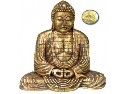 Nobby akvarijní dekorace zlatý Buddha 15,5 x 9,6 x 15,4 cm z kategorie Akvaristické a teraristické potřeby > Dekorace do akvária > Zlaté akvarijní dekorace
