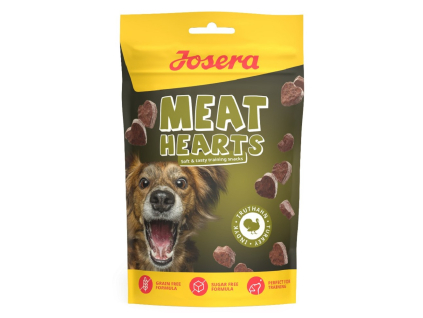 Josera pamlsky Meat Hearts Dog krůtí 70g
