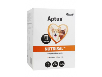Aptus Nutrisal 10 x 25g z kategorie Chovatelské potřeby a krmiva pro kočky > Vitamíny a léčiva pro kočky > Vitamíny a minerály pro kočky