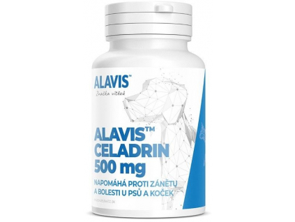 Alavis Celadrin pro psy a kočky 60cps 500mg z kategorie Chovatelské potřeby a krmiva pro kočky > Vitamíny a léčiva pro kočky > Pohybový aparát koček