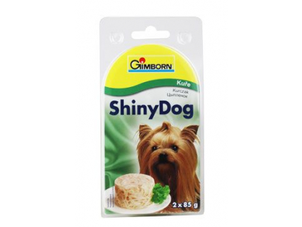 Shiny Dog konzerva kuře 2x85g z kategorie Chovatelské potřeby a krmiva pro psy > Krmiva pro psy > Konzervy pro psy