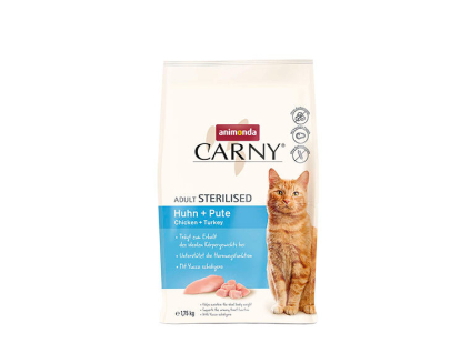 ANIMONDA Carny Sterilised - kuře + krůta 1.75 kg