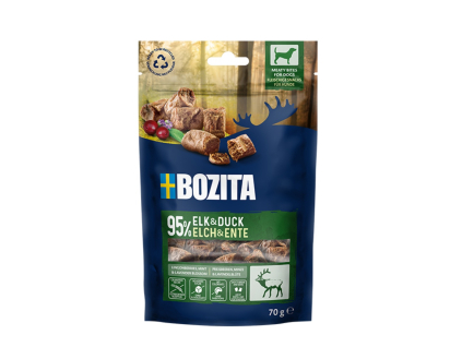Bozita Dog Snacks Meaty Bites Elk & Duck GF 70 g