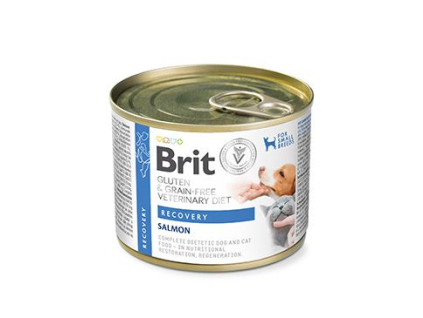 Brit VD Dog+Cat GF konz Recovery 200g