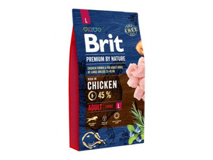 Brit Premium Dog by Nature Adult L 8kg z kategorie Chovatelské potřeby a krmiva pro psy > Krmiva pro psy > Granule pro psy