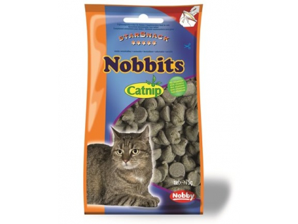 Nobby StarSnack Nobbits Catnip pamlsky pro kočku 75g z kategorie Chovatelské potřeby a krmiva pro kočky > Krmivo a pamlsky pro kočky > Pamlsky pro kočky