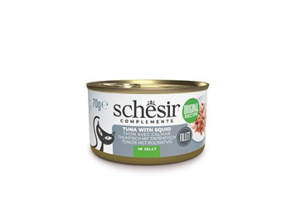 Schesir Cat konz. Adult tuňák/oliheň 70g