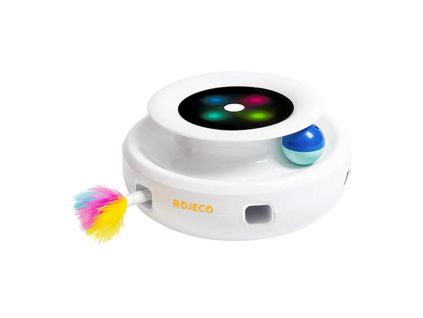 Rojeco 2-in-1 Interactive Cat Toy