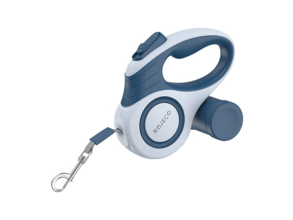 Automatické zatahovací vodítko pro psy Rojeco A12 3M (modré)