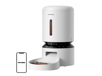 Futterautomat Petlibro Granary mit Kamera, 5 l, weiß