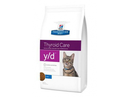 Hill's Feline Y/D Dry 5kg z kategorie Chovatelské potřeby a krmiva pro kočky > Krmivo a pamlsky pro kočky > Veterinární diety pro kočky