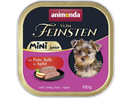 Animonda paštika Vom Feinsten MINI Junior krůta, telecí 100g