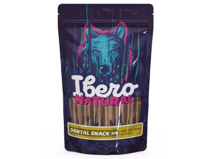 Ibero Natural Dental Snack Divočák:Mořská řasa S:M (20ks)