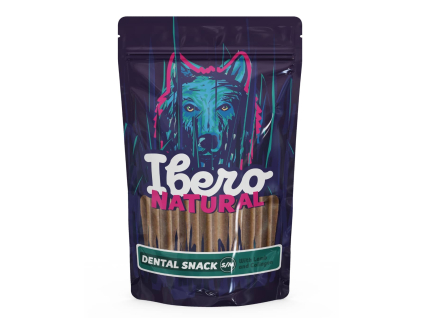 Ibero Natural Dental Snack Jehněčí:Kolagen S:M (20ks)