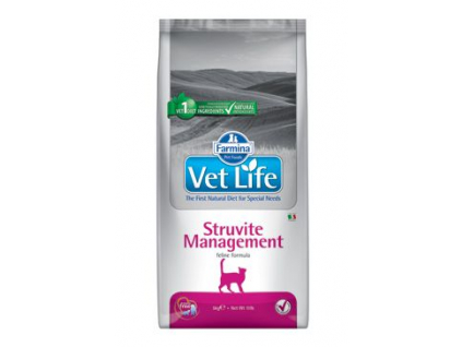 Vet Life Natural CAT Struvite Management 10kg z kategorie Chovatelské potřeby a krmiva pro kočky > Krmivo a pamlsky pro kočky > Veterinární diety pro kočky