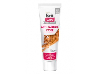 Brit Care Cat Paste Antihairball with Taurine 100g z kategorie Chovatelské potřeby a krmiva pro kočky > Krmivo a pamlsky pro kočky > Pamlsky pro kočky