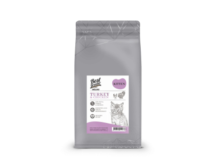 Best Breeder DELUXE Cat Turkey & Chicken Kitten  1,5 kg