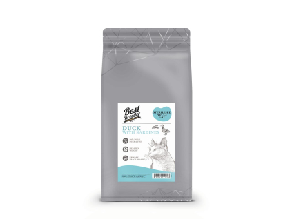 Best Breeder DELUXE Cat Duck with Sardines Sterilised Adult  5 kg