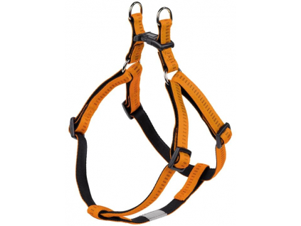 Nobby SOFT GRIP postroj nylon L-XL 60-86cm / 25mm oranžová z kategorie Chovatelské potřeby a krmiva pro psy > Obojky, vodítka a postroje pro psy > Postroje pro psy