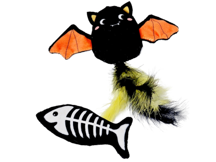 Nobby plyšový set hraček pro kočky Halloween