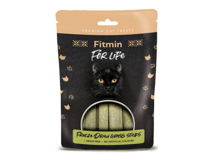Fitmin For Life Mrazem sušené tyčinky pro kočky s kočičí trávou 30g