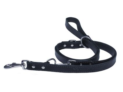 Bafpet EKG Leather Multi-Function Lead 240cm/25mm Black