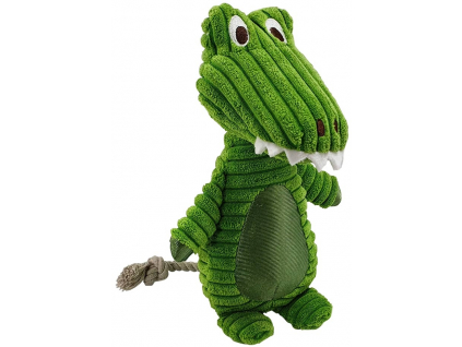 Nobby plyšová hračka pro psy Krokodýl s lanem 28 cm z kategorie Chovatelské potřeby a krmiva pro psy > Hračky pro psy > Plyšové hračky pro psy