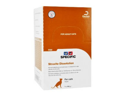 Specific FSW Struvite Dissolution 7x100gr konz. kočka z kategorie Chovatelské potřeby a krmiva pro kočky > Krmivo a pamlsky pro kočky > Veterinární diety pro kočky