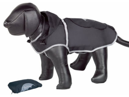 Nobby Rainy černá reflexní pláštěnka pro psa 26cm z kategorie Chovatelské potřeby a krmiva pro psy > Oblečky a doplňky pro psy > Pláštěnky, overaly pro psy