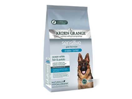 Arden Grange Sensitive Grain Free Puppy/Junior Ocean White Fish & Potato 12 kg