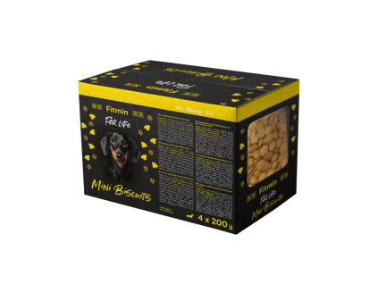 Fitmin For Life Mini piškoty pro psy multipack 4x200g