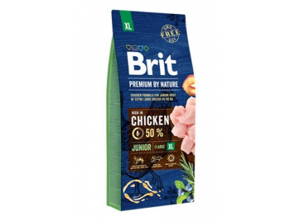 Brit Premium Dog by Nature Junior XL 15kg z kategorie Chovatelské potřeby a krmiva pro psy > Krmiva pro psy > Granule pro psy