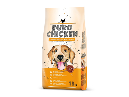 EUROCHICKEN krmivo pro psy Kuřecí 15 kg
