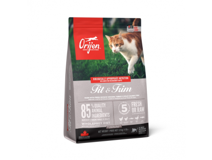 Orijen Cat Fit & Trim 1,8 kg z kategorie Chovatelské potřeby a krmiva pro kočky > Krmivo a pamlsky pro kočky > Granule pro kočky