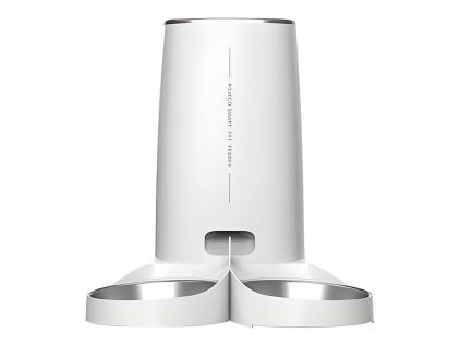 Rojeco 4L Automatic Pet Feeder, Button Version (Double Bowl)