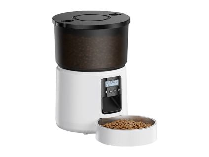 Rojeco 3L Automatic Pet Feeder, Button Version (White)