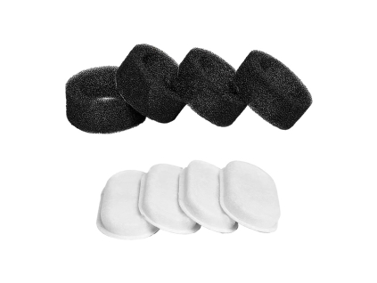 Rojeco 3,2 l /2 l nerezové filtry do fontány pro kočky 4sada