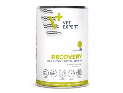 VetExpert VD 4T Recovery Dog konzerva 400g z kategorie Chovatelské potřeby a krmiva pro psy > Krmiva pro psy > Veterinární diety pro psy