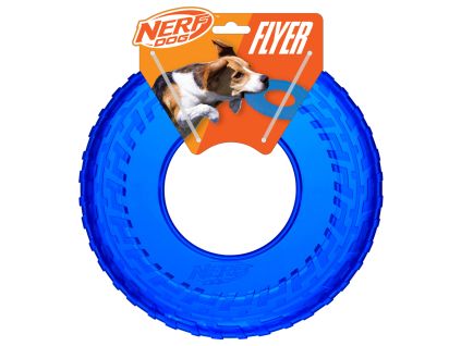NERF DOG Clear Rubber Flying Disc 25cm