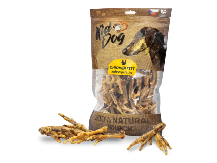 KIDDOG 100% Natural Snack, kuřecí pařátky 30 ks / bal