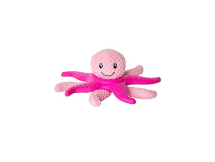 Hračka pes OCTOPUS & STARFISH plyš,TPR růžov.27cm Kiwi