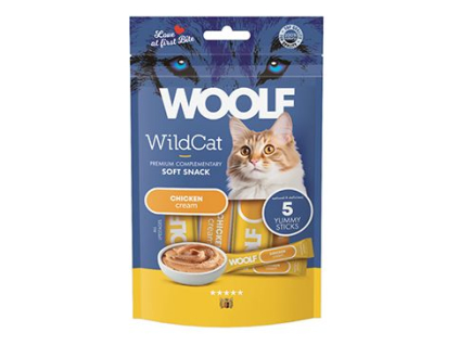 WOOLF WildCat Cream Regular Chicken 5x14g