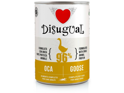 Disugual Dog Single Protein Husa konzerva 400g z kategorie Chovatelské potřeby a krmiva pro psy > Krmiva pro psy > Konzervy pro psy