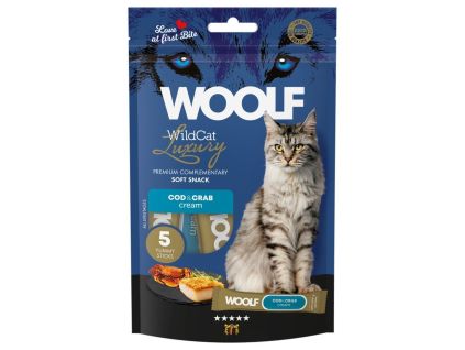 WOOLF WildCat Cream Luxury Cod&Crab 5x14g