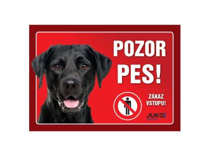 Juko табличка ЛАБРАДОР чорний