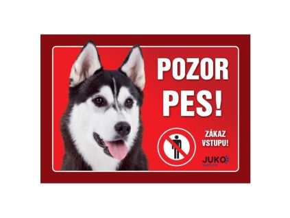 Cedulka Juko HUSKY / MALAMUT