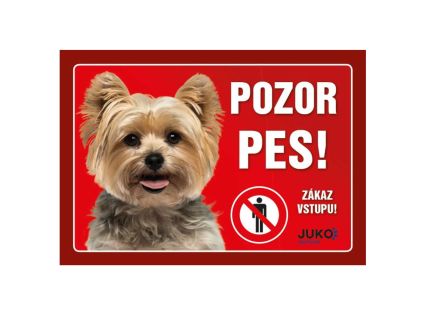 Cedulka Juko JORKŠÍRSKÝ TERIÉR