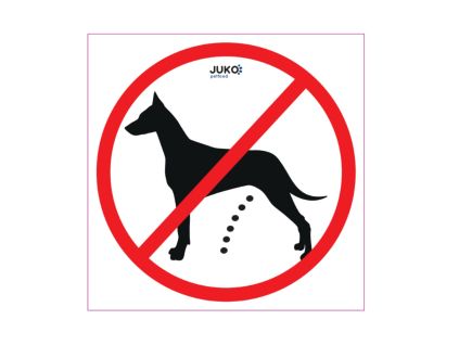 Табличка Juko "ВИГУЛ ЗАБОРОНЕНО"